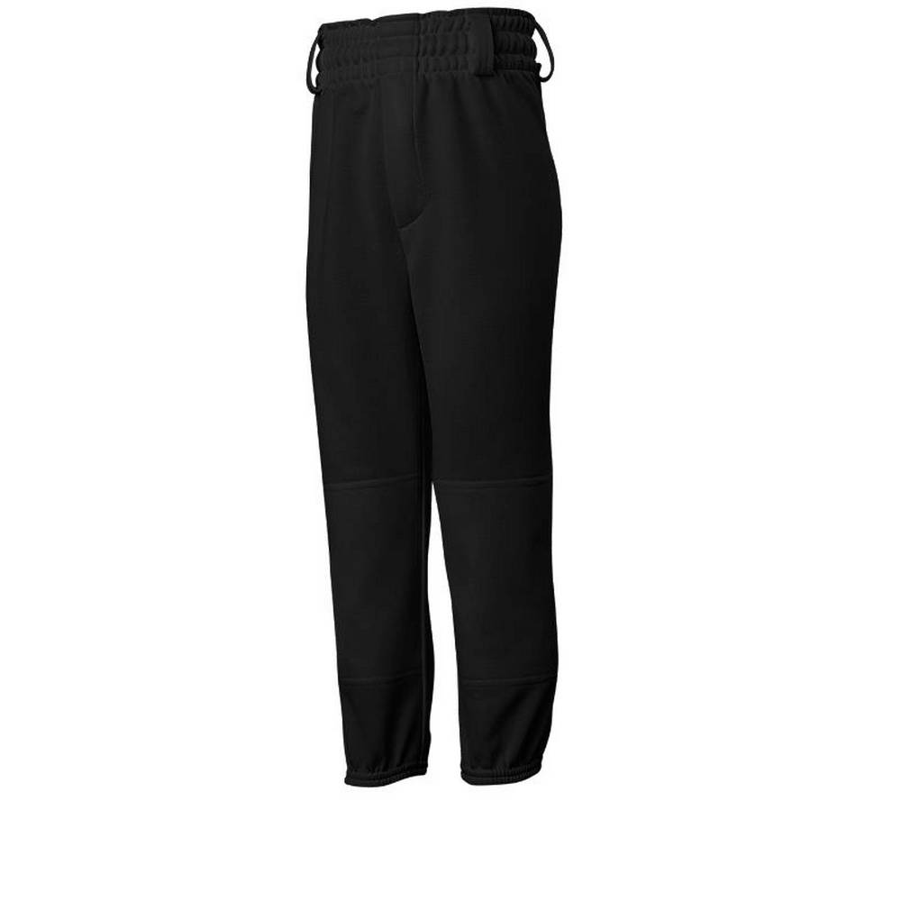 Mizuno Men's MVP Pull Up Game Baseball Pants Black (350657-LRC)